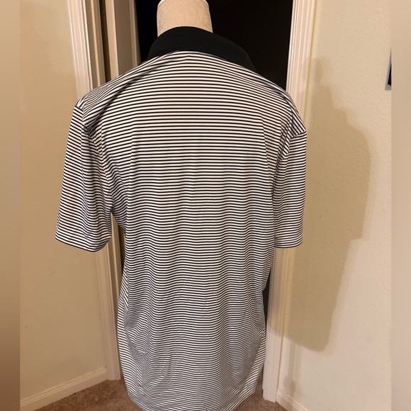 MENS OREGON DUCKS BLACK ANTIGUA SKILLS SHORT SLEEVE POLO SHIRT - Picture 2 of 5